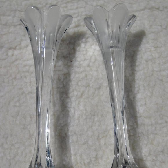 Pair of Cristal d'Arques Candle Holders - Picture 7 of 9